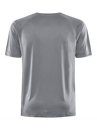 Fitness Shirt Herren Grau